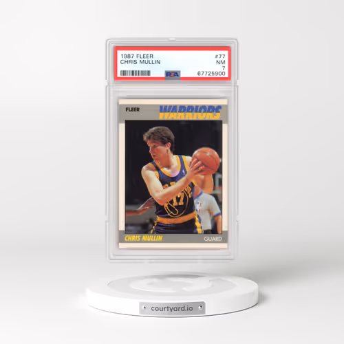 1987 Fleer #77 Chris Mullin (PSA 7 NM)