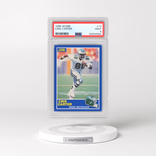 1989 Score #72 Cris Carter (PSA 9 MINT)