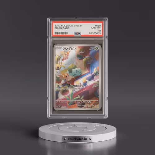 2023 Pokémon Svg-Venusaur & Charizard & Blastoise Special Deck Set EX #050 Bulbasaur (PSA 10 GEM MIN
