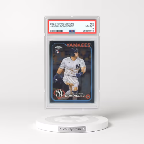 2024 Topps Chrome #89 Jasson Dominguez (PSA 8 NM-MT)
