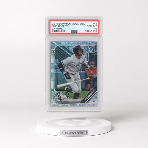 2019 Bowman Mega Box Chrome #44 Luis Robert (PSA 10 GEM MINT)