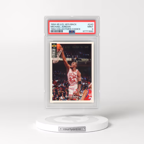 1994 Upper Deck Jordan 94-95 He's Back Reprints #240 Michael Jordan - 1994 Collector's Choice (PSA 9 MINT)