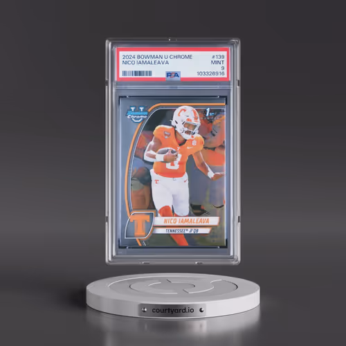 2024 Bowman University Chrome #139 Nico Iamaleava (PSA 9 MINT)