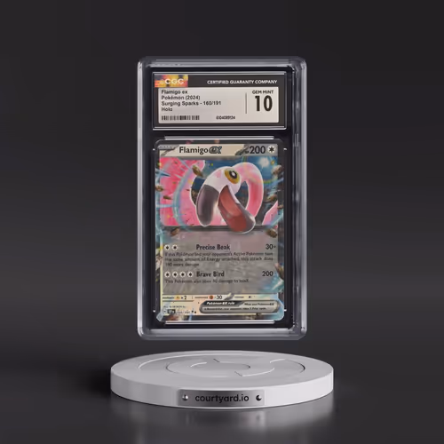2024 Surging Sparks - SSP EN #160/191 Flamigo ex - Holo (CGC 10 GEM MINT)