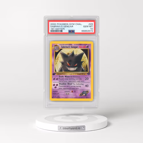 2000 Pokémon Gym Challenge #29 Sabrina's Gengar - 1st Edition (PSA 10 GEM MINT)