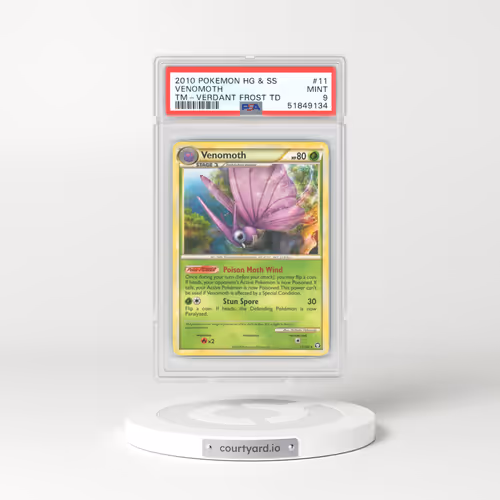 2010 HS Triumphant #11 Venomoth - Verdant Frost TD (PSA 9 MINT)