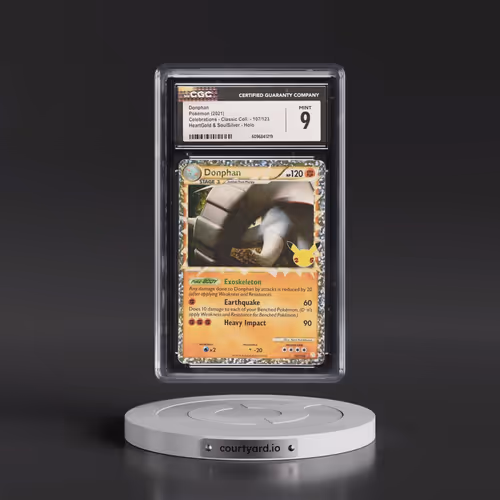 2021 Celebrations - Classic Collection #107/123 Donphan - HeartGold & SoulSilver Holo (CGC 9 MINT)