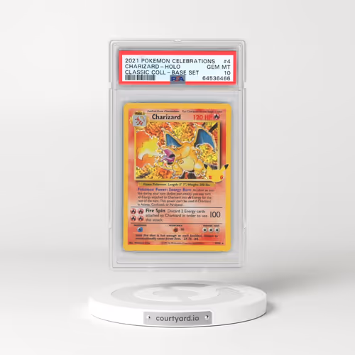 2021 Pokémon Celebrations Classic Collection #4 Charizard - Holo (PSA 10 GEM MINT)