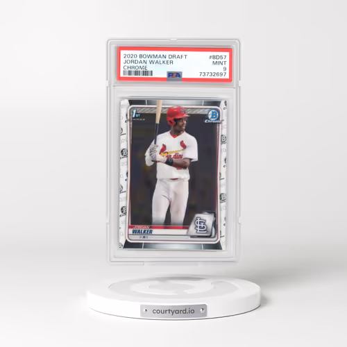 2020 Bowman Draft #BD57 Jordan Walker - Chrome (PSA 9 MINT)