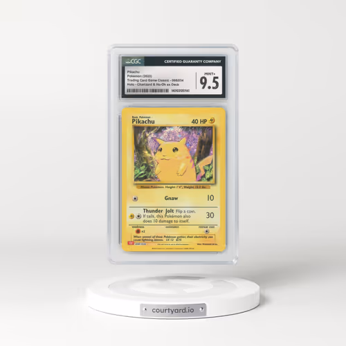 2023 Trading Card Game Classic #8 Pikachu - Holo (CGC 9.5 MINT+)
