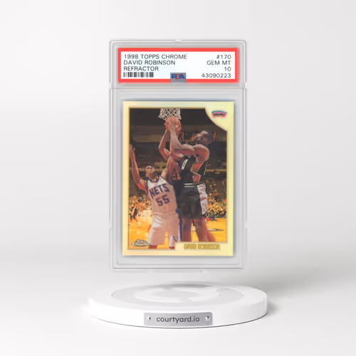 1998 Topps Chrome #170 David Robinson - Refractor (PSA 10 GEM MINT)