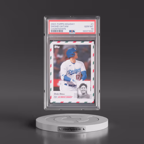 2023 Topps Holiday Countdown #1 Shohei Ohtani (PSA 10 GEM MINT)