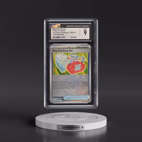 2024 Prismatic Evolutions - PRE EN #102/131 Bug Catching Set - Poké Ball Holo (CGC 9 MINT)