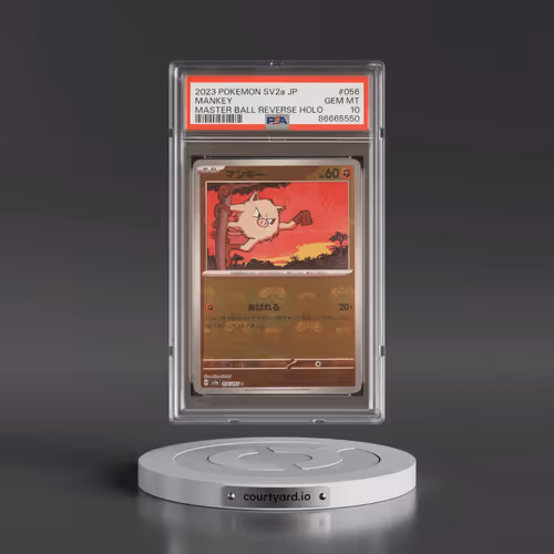 2023 Pokémon Sv2a-Pokémon 151 #056 Mankey - Reverse Holo Master Ball (PSA 10 GEM MINT)
