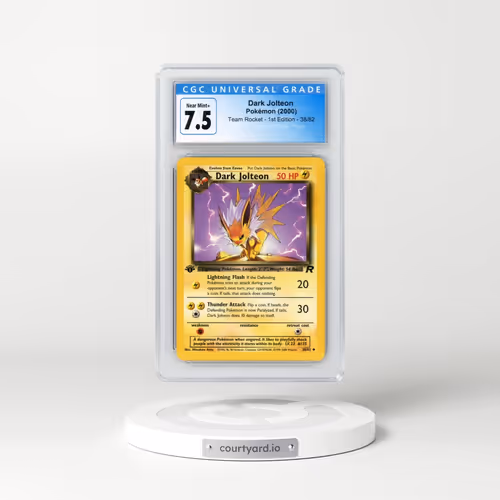 2000 Team Rocket #38/82 Dark Jolteon - 1st Edition 1st Edition (CGC 7.5 NM+)
