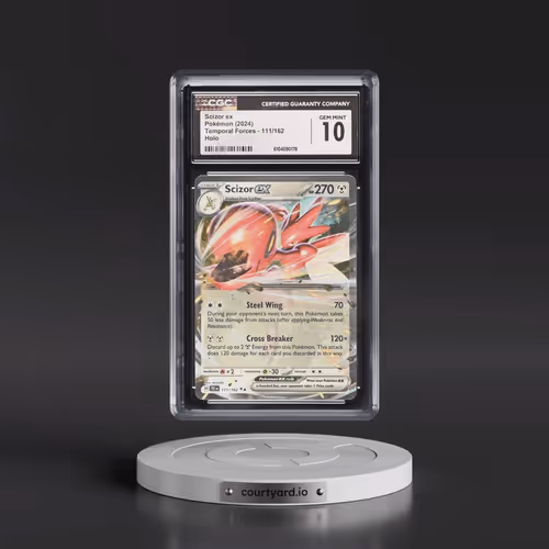 2023 Temporal Forces - TEF EN #111/162 Scizor ex - Holo (CGC 10 GEM MINT)
