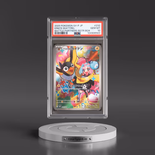 2025 Pokémon SV-P Promo #232 Iono's Wattrel - Battle Partners Booster Box (PSA 10 GEM MINT)