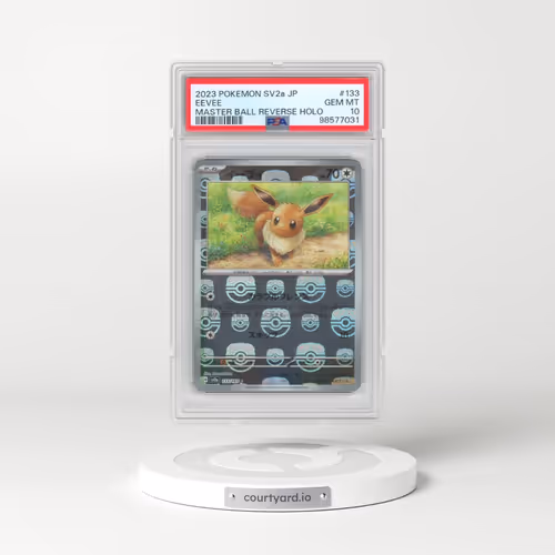 2023 Pokémon Sv2a-Pokemon 151 #133 Eevee - Reverse Holo Master Ball (PSA 10 GEM MINT)
