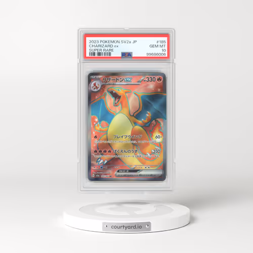 2023 Pokémon Sv2a-Pokemon 151 #185 Charizard EX - Holo Super Rare (PSA 10 GEM MINT)