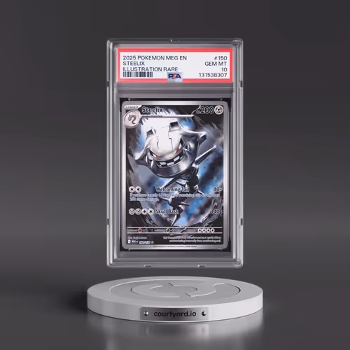 2025 Pokémon Meg EN-Mega Evolution #150 Steelix - Illustration Rare (PSA 10 GEM MINT)