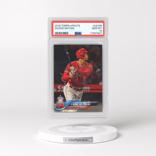 2018 Topps Update #US189 Shohei Ohtani (PSA 10 GEM MINT)