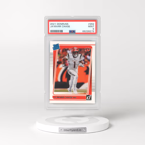 2021 Panini Donruss #262 Ja'Marr Chase (PSA 9 MINT)