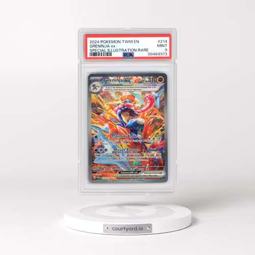 2024 Pokémon Twm EN-Twilight Masquerade #214 Greninja EX - Holo Special Illustration Rare (PSA 9 MINT)