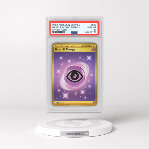 2023 Pokémon Mew EN-151 #207 Basic Psychic Energy - Hyper Rare (PSA 10 GEM MINT)