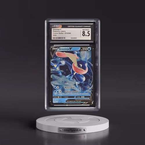 2019 Fusion Strike #073/264 Greninja V - Holo (CGC 8.5 NM-MT+)