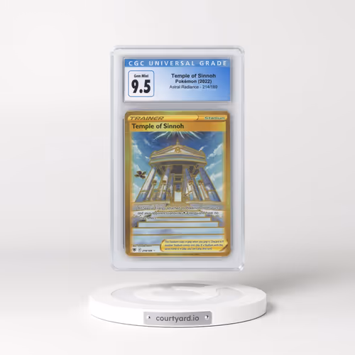 Astral Radiance #214/189 Temple of Sinnoh - Secret Rare Holo (CGC 10 GEM MINT)