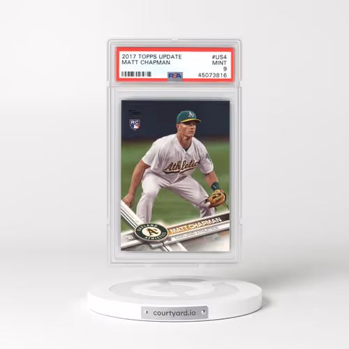 2017 Topps Update #US4 Matt Chapman (PSA 9 MINT)
