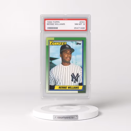 1990 Topps #701 Bernie Williams (PSA 8 NM-MT)