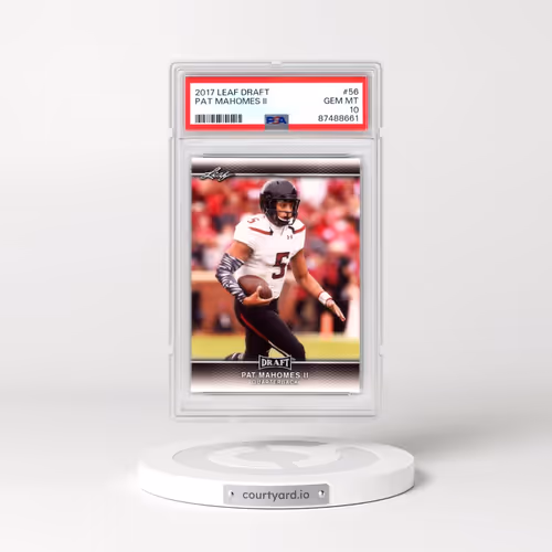 2017 Leaf Draft #56 Pat Mahomes II (PSA 10 GEM MINT)