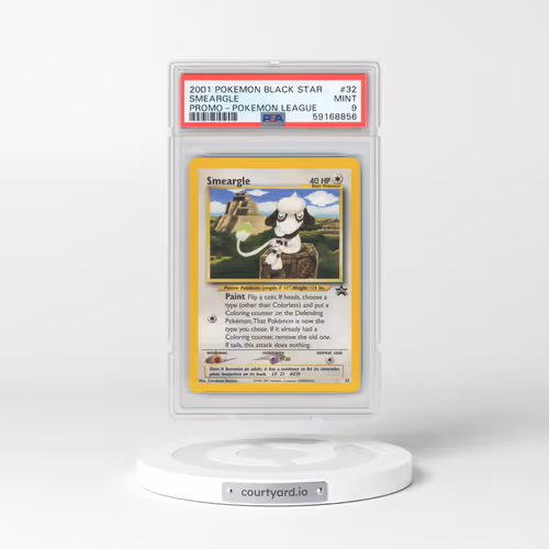 1999 Black Star Promos #32 Smeargle - Pokémon League (PSA 9 MINT)