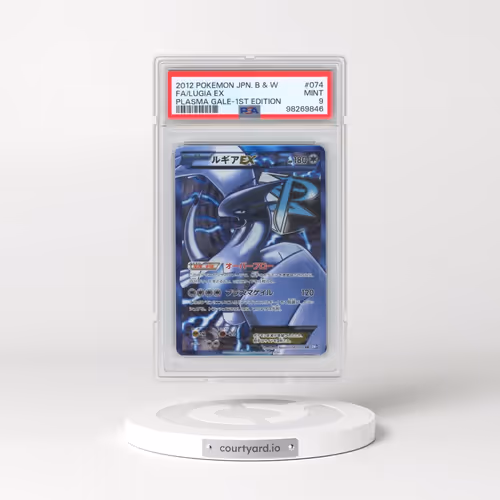2012 Pokémon Black & White Plasma Gale #074 Lugia EX - 1st Edition Holo Full Art (PSA 9 MINT)