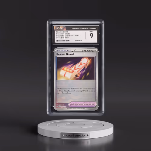2024 Prismatic Evolutions - PRE EN #126/131 Rescue Board - Poké Ball Holo (CGC 9 MINT)