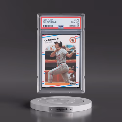 1988 Fleer #570 Cal Ripken Jr. (PSA 10 GEM MINT)