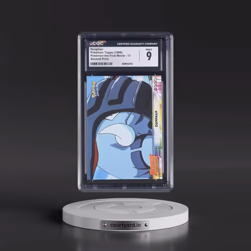 1999 Pokémon the First Movie #11 Donphan - Second Print (Black Topps Logo) (CGC 9 MINT)