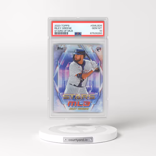 2023 Topps Stars of MLB #SMLB26 Riley Greene (PSA 10 GEM MINT)