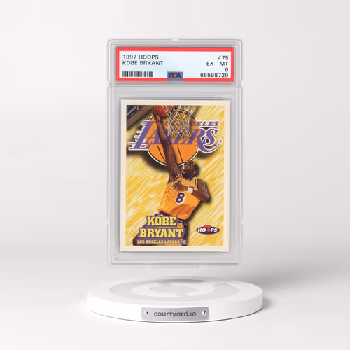 1997 Hoops #75 Kobe Bryant (PSA 6 EX-MT)