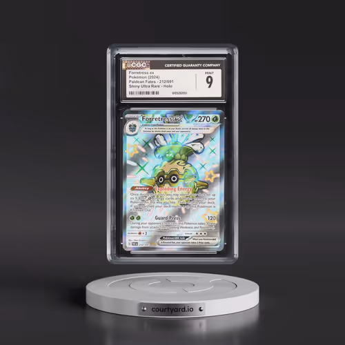 2024 Paldean Fates - PAF EN #212/091 Forretress ex - Shiny Ultra Rare Holo (CGC 9 MINT)