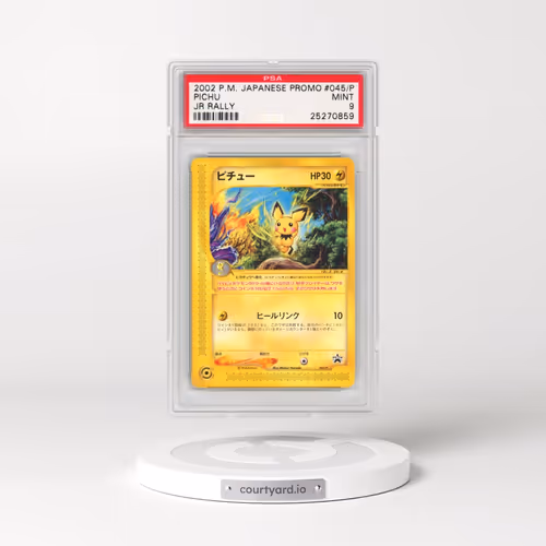 2002 Pokémon Promo Jr Rally #045/P Pichu (PSA 9 MINT)