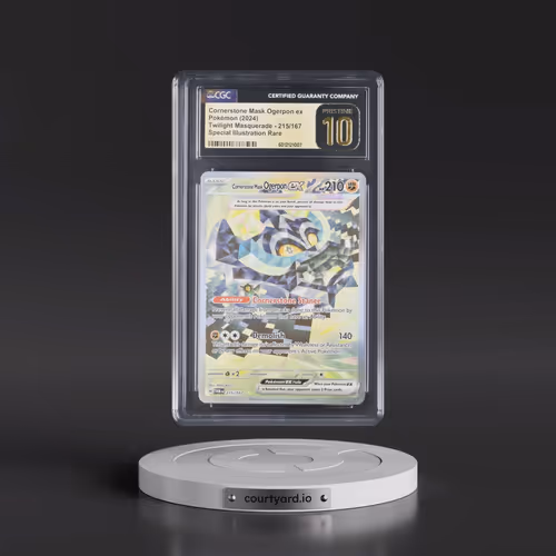 2024 Twilight Masquerade - TWM EN #215/167 Cornerstone Mask Ogerpon ex - Special Illustration Rare (