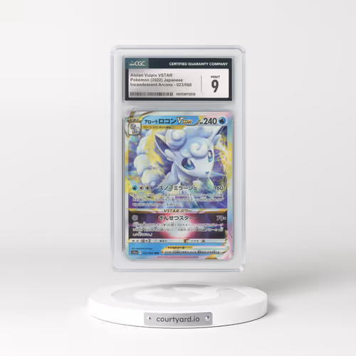 2022 Incandescent Arcana #023/068 Alolan Vulpix VSTAR - Holo (CGC 9 MINT)