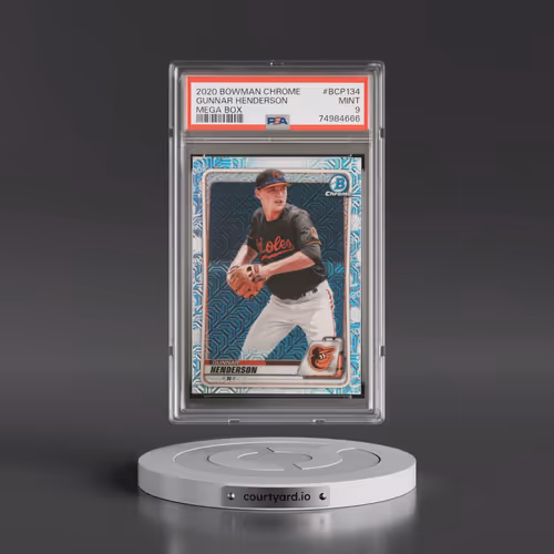 2020 Bowman Chrome Mega Box #BCP134 Gunnar Henderson (PSA 9 MINT)
