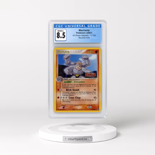 2007 EX Power Keepers #11 Machamp - Holo (CGC 8.5 NM-MT+)