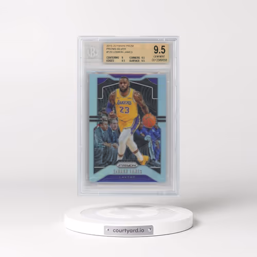 2019 Panini Prizm #129 LeBron James - Silver Prizm (BGS 9.5 GEM MINT)
