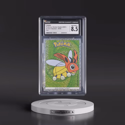 1999 Pokémon Sticker Cards (Dunkin' Boomer) - English #165 Ledyba - Foil (CGC 8.5 NM-MT+)