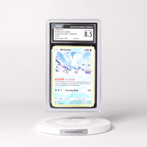 2022 Pokémon GO #024/078 Articuno - Holo (CGC 8.5 NM-MT+)