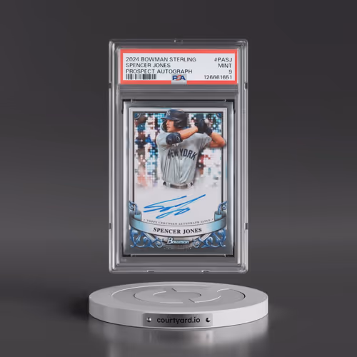 2024 Bowman Sterling Prospect Autographs #PASJ Spencer Jones (PSA 9 MINT)